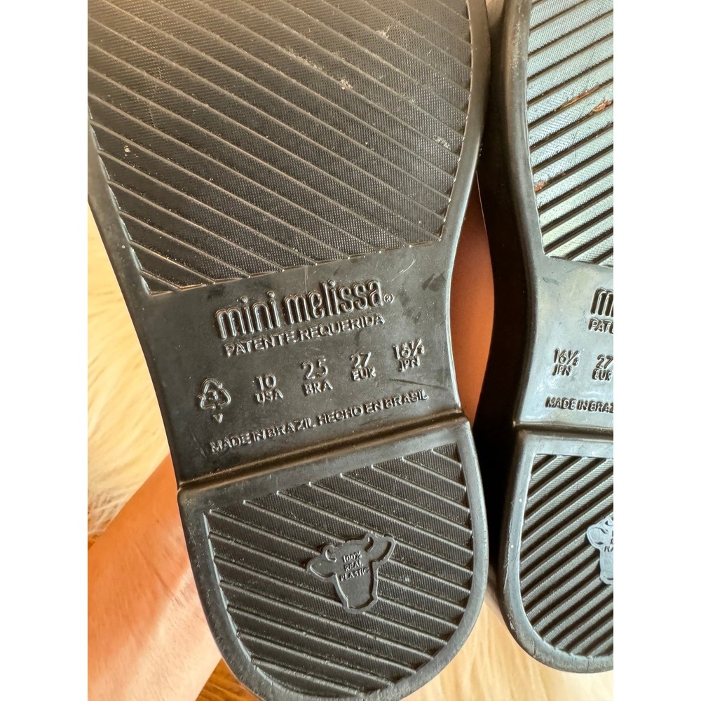 Mini Melissa pink bow shoes size 10‎ GUC - Picture 6 of 7
